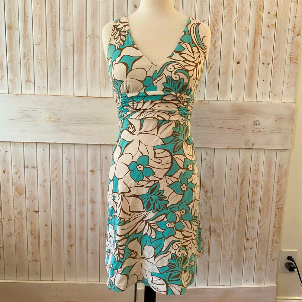 Tommy Bahama floral sleeveless dress size XS, EUC